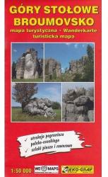 Góry Stołowe, Broumovsko turista térkép Dél-Nyugat Lengyelország 1: 50 000 Eko-Graf 2016 (ISBN: 9788361157076)