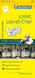 Loiret Loir-et-Cher - Michelin Local Map 318 - Map (ISBN: 9782067210240)