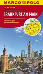 Frankfurt térkép Marco Polo fóliás belváros térkép 1: 16 000 (ISBN: 9783829730938)