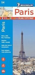 Párizs várostérkép - Michelin 54 (ISBN: 9782067211568)