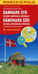 Dánia térkép Marco Polo, Dánia dél autótérkép 2017 1: 200 000 (ISBN: 9783829739665)