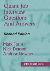 Quant Job Interview Questions and Answers (ISBN: 9780987122827)