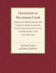 Documents in Mycenaean Greek (ISBN: 9781107503410)