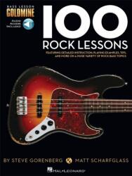 100 Rock Lessons - Bass Lesson Goldmine (ISBN: 9781480398436)