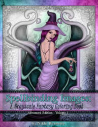 Spellbinding Images: A Grayscale Fantasy Coloring Book: Advanced Edition - Nikki Burnette (ISBN: 9781530191956)