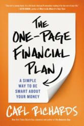 The One-Page Financial Plan - Carl Richards (ISBN: 9781591847557)
