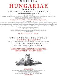 A Notitia Hungariae novae historico geographica (2017)