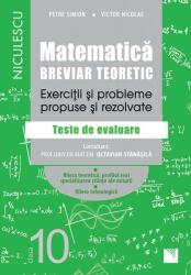 Matematică. clasa a X-a. Breviar teoretic - Filiera teoretică, Știintele Naturii (ISBN: 9786063801389)