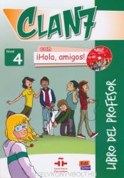 Clan 7 con Hola, amigos! 4 - Libro del profesor (ISBN: 9788498486322)