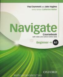Navigate A1 Beginner Coursebook with DVD and Oxford Online Skills Program (ISBN: 9780194566230)