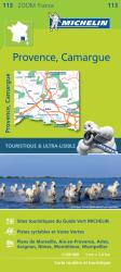 113. Provence térkép Michelin, Provence, Camargue térkép Michelin 1: 160 000 Provence térkép 2017 (ISBN: 9782067217768)