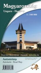 Magyarország autóstérkép (ISBN: 9789639618350)