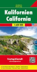 Kalifornia autóstérkép (ISBN: 9783707914337)