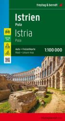 Isztria, Pula autótérkép (ISBN: 9783707916577)