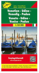 Veneto - Udine - Velence - Udine - Padua autós- és szabadidő térkép (ISBN: 9783707914856)