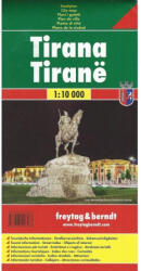 Tirana várostérkép (ISBN: 9783707916263)