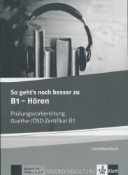 So geht's zu B1 - Hören. Prüfungsvorbereitung Goethe-/ÖSD-Zertifikat B1, Lehrerhandbuch - Uta Loumiotis (ISBN: 9783126750172)