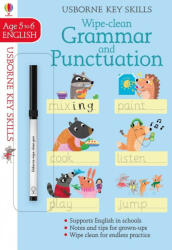 Wipe-Clean Grammar and Punctuation (Usborne Key Skills) Age 5 to 6 (ISBN: 9781474922371)