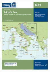 M23 Adriatic Sea Passage Chart - Golfo di Trieste to Bar and Promontorio del Gargano hajózási kiadvány (ISBN: 9781846236433)