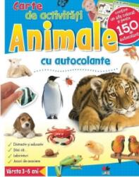 Animale. Carte de activitati cu autocolante (ISBN: 9786063320101)