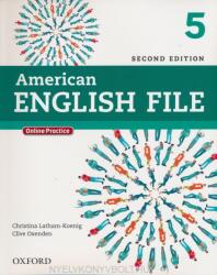 American English File 5 Student Book Pack with Online Practice (ISBN: 9780194776196)