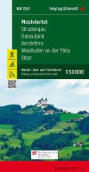 WK 052 Mostviertel - Strudengau - Donauland - Amstetten - Waidhofen a. d. Ybbs - Steyr turistatérkép (ISBN: 9783707904918)