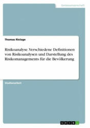 Risikoanalyse und Risikomanagement - Thomas Rielage (ISBN: 9783668564244)
