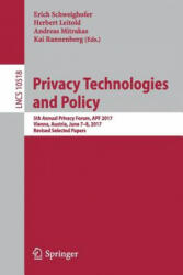 Privacy Technologies and Policy - Erich Schweighofer (ISBN: 9783319672793)