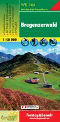 WK 364 Bregenzerwald turistatérkép 1: 50 000 (ISBN: 9783850847643)