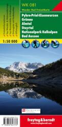 WK 081 Grünau-Almtal-Steyrtal-Nationalpark Kalkalpen turista térkép Freytag 1: 50 000 (ISBN: 9783850847773)