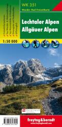 WK 351 Lechtaler Alpen · Allgäuer Alpen turistatérkép (ISBN: 9783850847582)