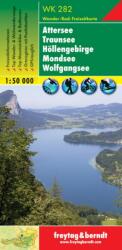WK 282 Attersee - Traunsee - Höllengebirge - Mondsee - Wolfgangsee - túristatérkép (ISBN: 9783850847292)