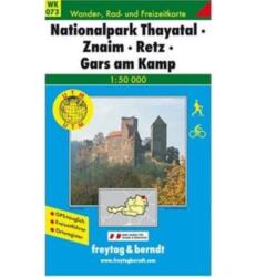 WK 073 Nationalpark Thayatal, Kamptal, Znaim, Retz, Gars a. Kamp turistatérkép 1: 50 000 (ISBN: 9783850847674)