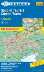 036. Campo Tures turista térkép Tabacco 1: 25 000 (ISBN: 9788883150364)