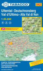 042. Val D'Ultimo / Ultental térkép, turista térkép Tabacco 1: 25 000 (ISBN: 9788883150562)