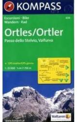 636. Ortles terkep turista térkép Kompass 1: 25 000 (ISBN: 9783854918882)