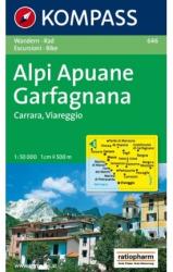 646. Alpi Apuane Carfagnana turista térkép Kompass 1: 50 000 (ISBN: 9783854918523)