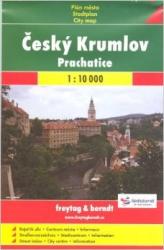 Cseszki Krumlov térkép Freytag 1: 10 000 (ISBN: 9788072240739)