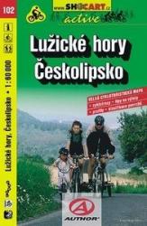 SC 102. Luzické hory turista térkép Shocart 1: 50 000 (ISBN: 9788072245062)
