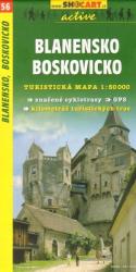 SC 56. Blanensko, Boskovicko turista térkép Shocart 1: 50 000 (ISBN: 9788072243334)