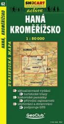 SC 62. Hana, Kromerizsko turista térkép Shocart 1: 50 000 (ISBN: 9788072243709)