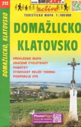 SC 212. Domazlicko Klatovsko turista térkép Shocart 1: 100 000 (ISBN: 9788072242764)