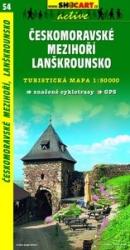SC 54. Ceskomoravske mezihori turista térkép Shocart 1: 50 000 (ISBN: 9788072243662)