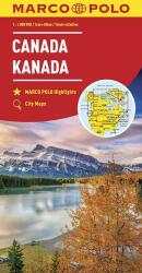 Canada térkép Marco Polo 1: 4 000 000 Kanada térkép (ISBN: 9783829739320)