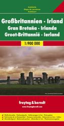 Nagy-Britannia - Írország, 1: 900 000 Freytag térkép AK 02810 (ISBN: 9783707909425)