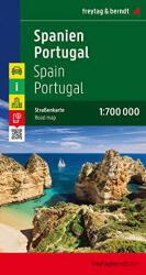 Spanyolország - Portugália térkép Freytag (ISBN: 9783707901597)