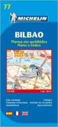 77. Bilbao térkép Michelin 1: 9 000 (ISBN: 9782067127890)