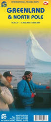 Grönland térkép ITM Greenland térkép 1: 3M & North Pole Region 1: 9M Északi Sark térkép (ISBN: 9781553418412)