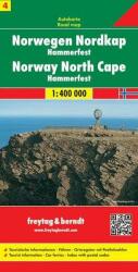 Norsko - Nordkap, mapa 1: 400 000 (ISBN: 9783707904659)