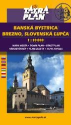 Banská Bystrica, Besztercebánya térkép Tatraplan 1: 10 000 (ISBN: 9788080670887)